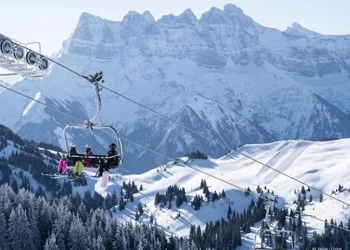 In Portes Du Soleil Near Gondola